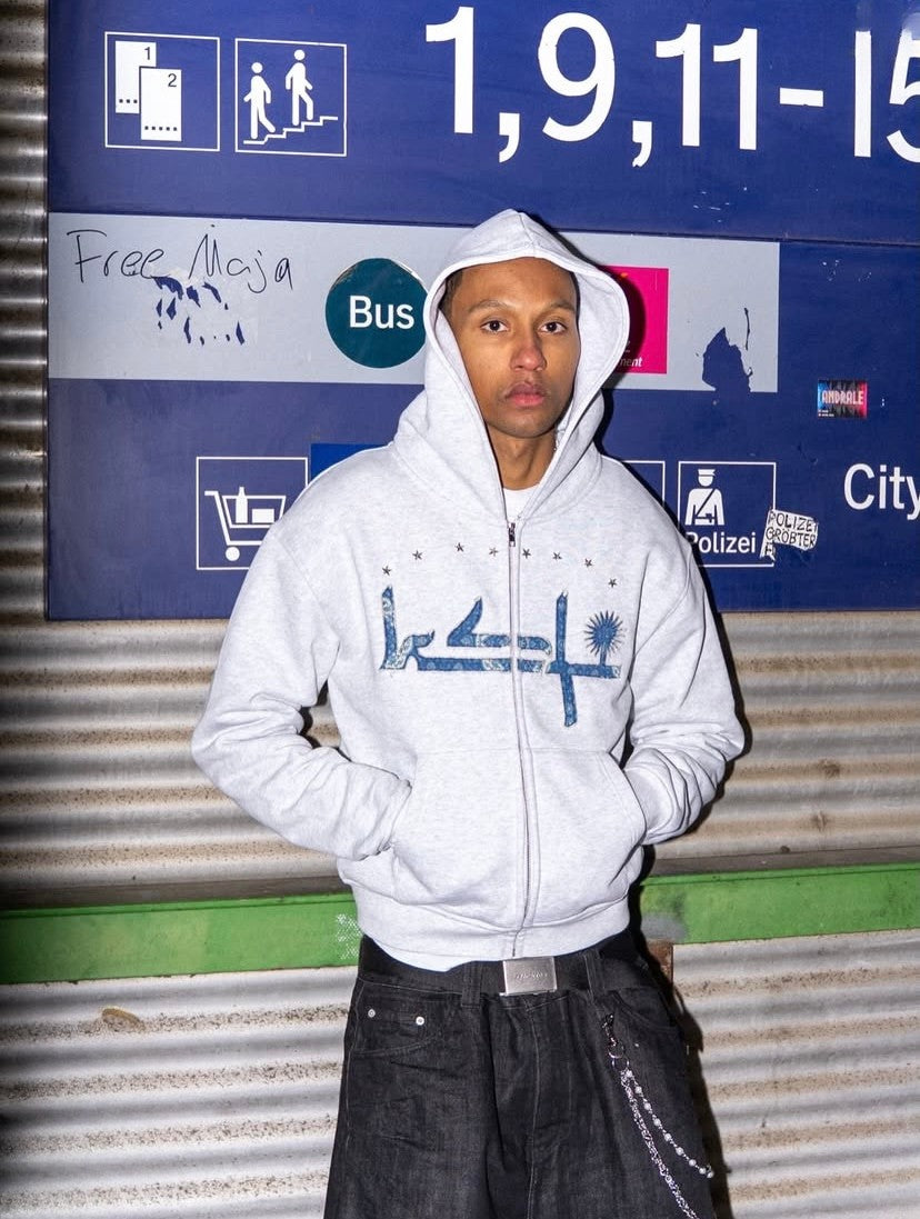 ORIENTAL ZIPPER GREY