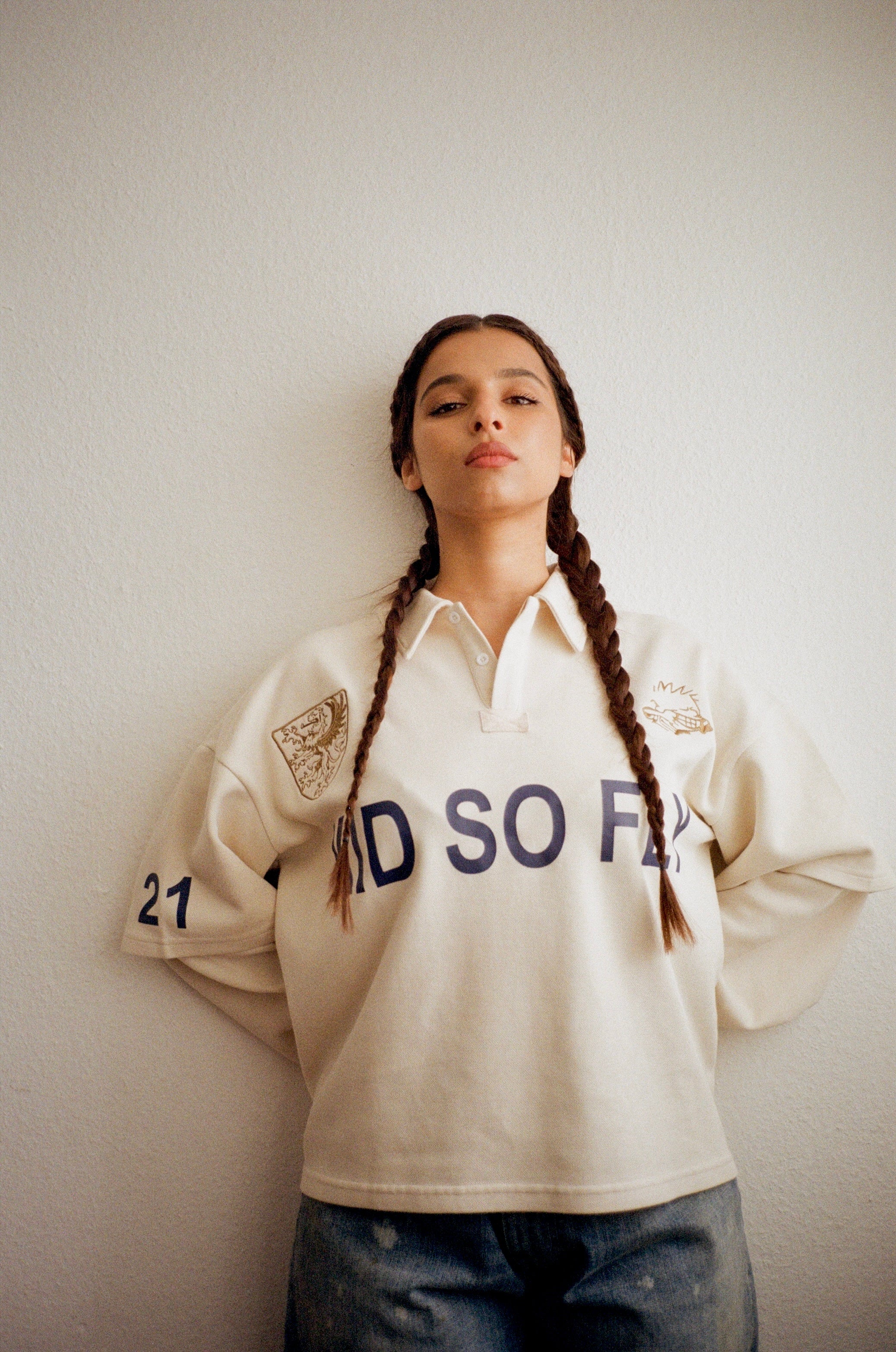 POLO LONGSLEEVE BEIGE