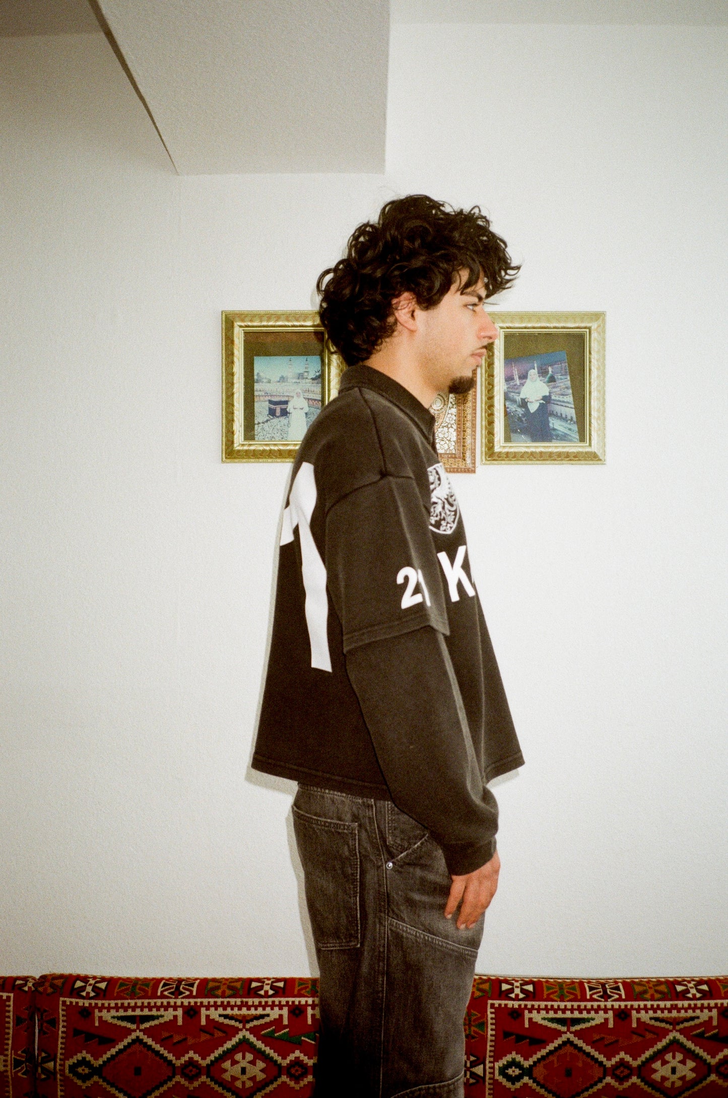 Polo-Longsleeve Black