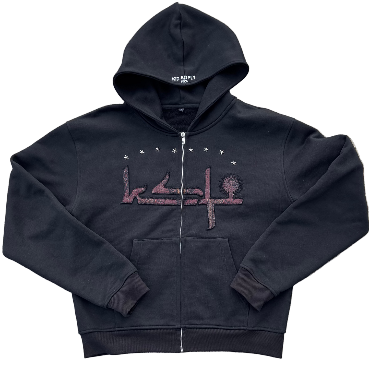 ORIENTAL ZIPPER BLACK