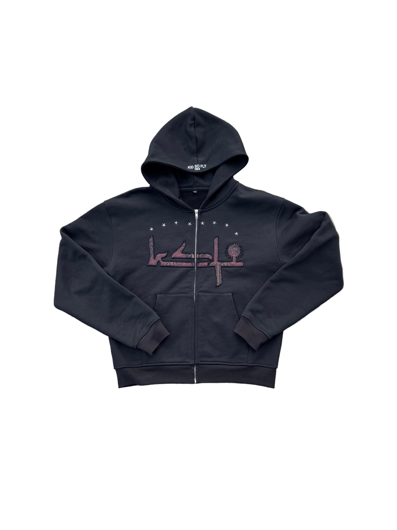 ORIENTAL ZIPPER BLACK