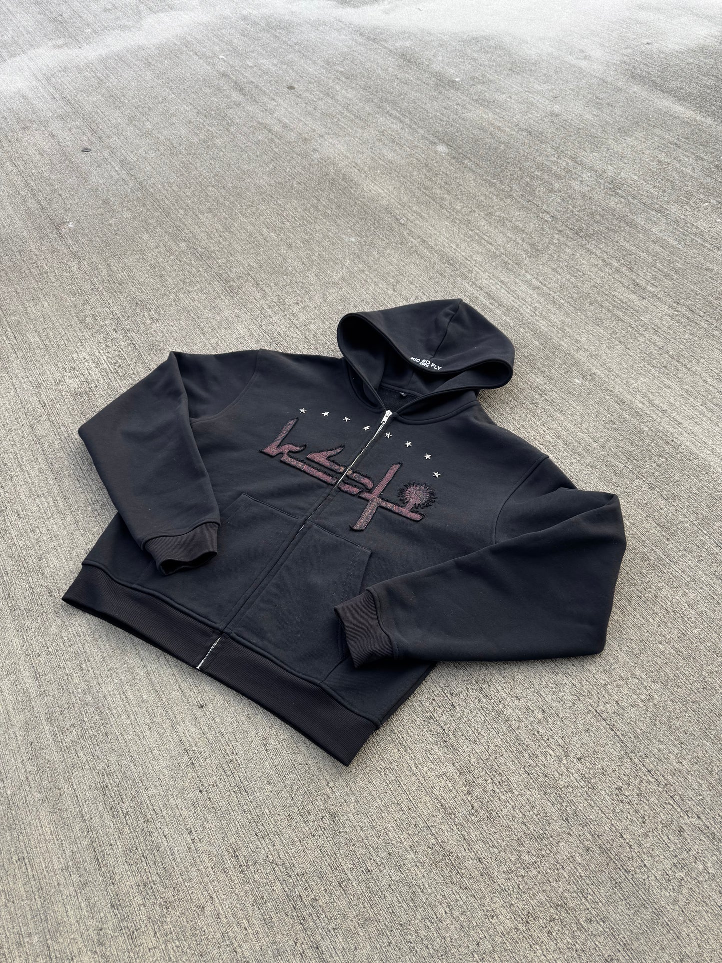 ORIENTAL ZIPPER BLACK