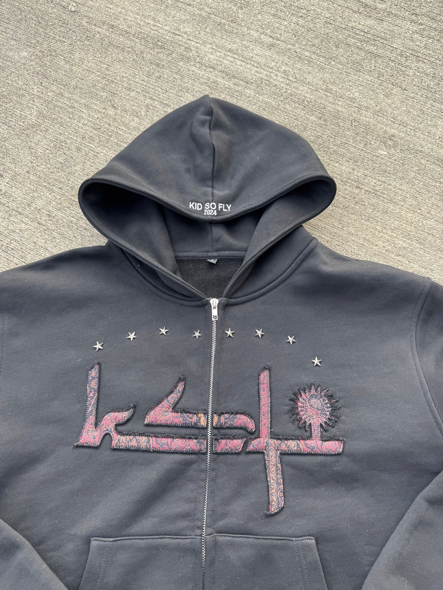 ORIENTAL ZIPPER BLACK