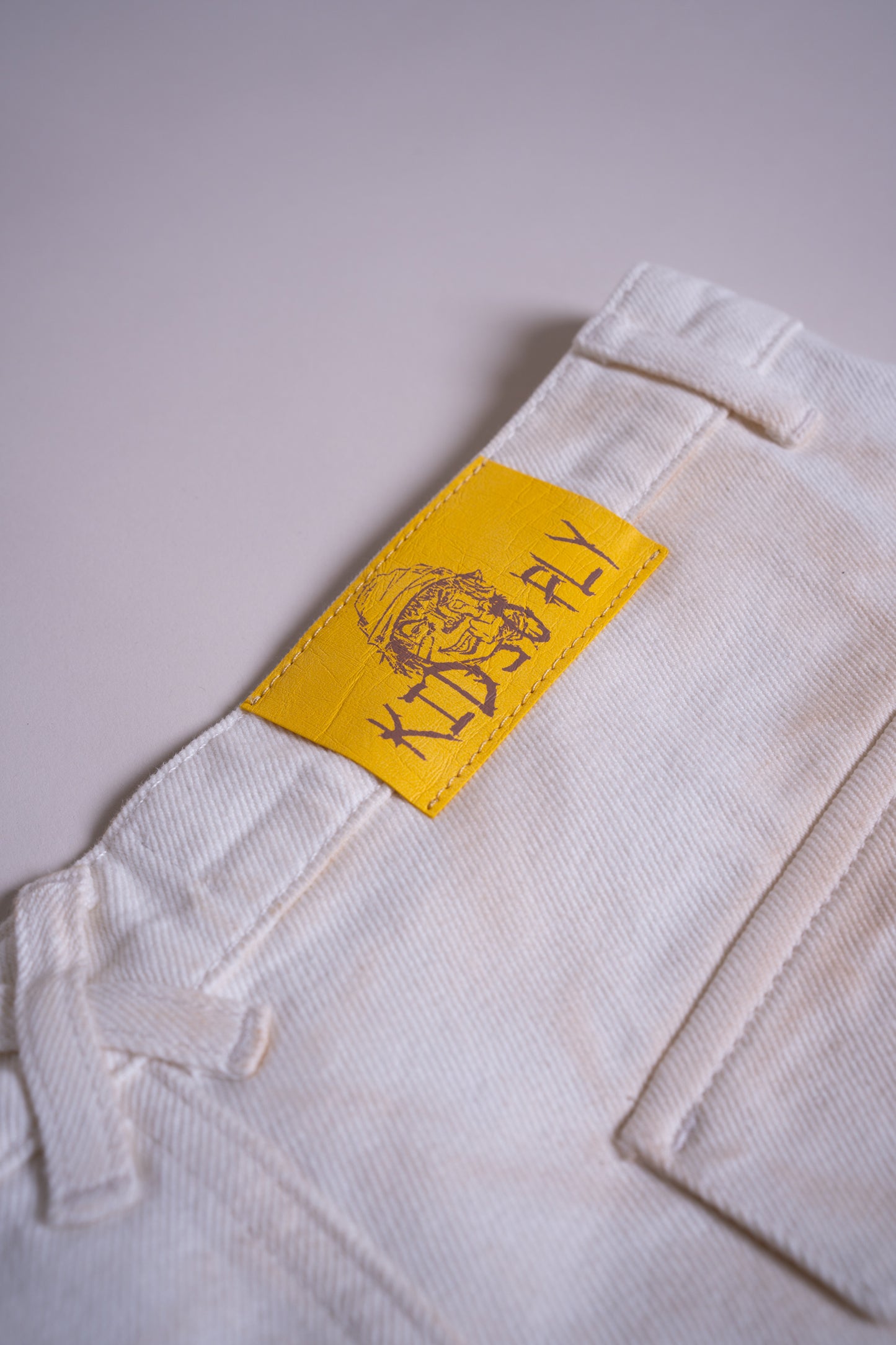 WORKERS CARGO PANTS CREAM WHITE