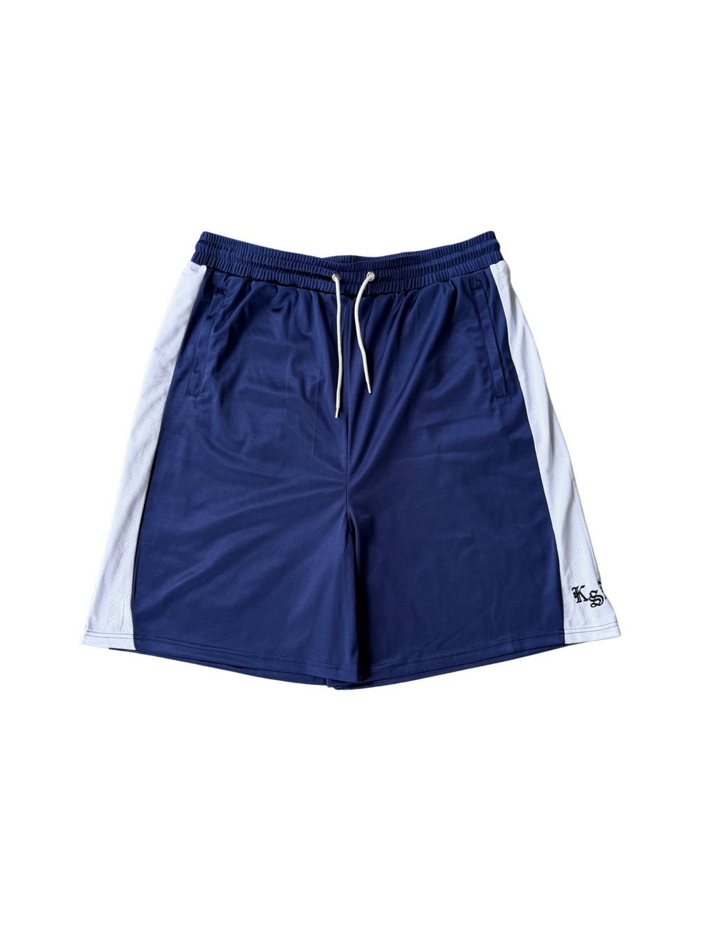 NAVY MESH SHORTS