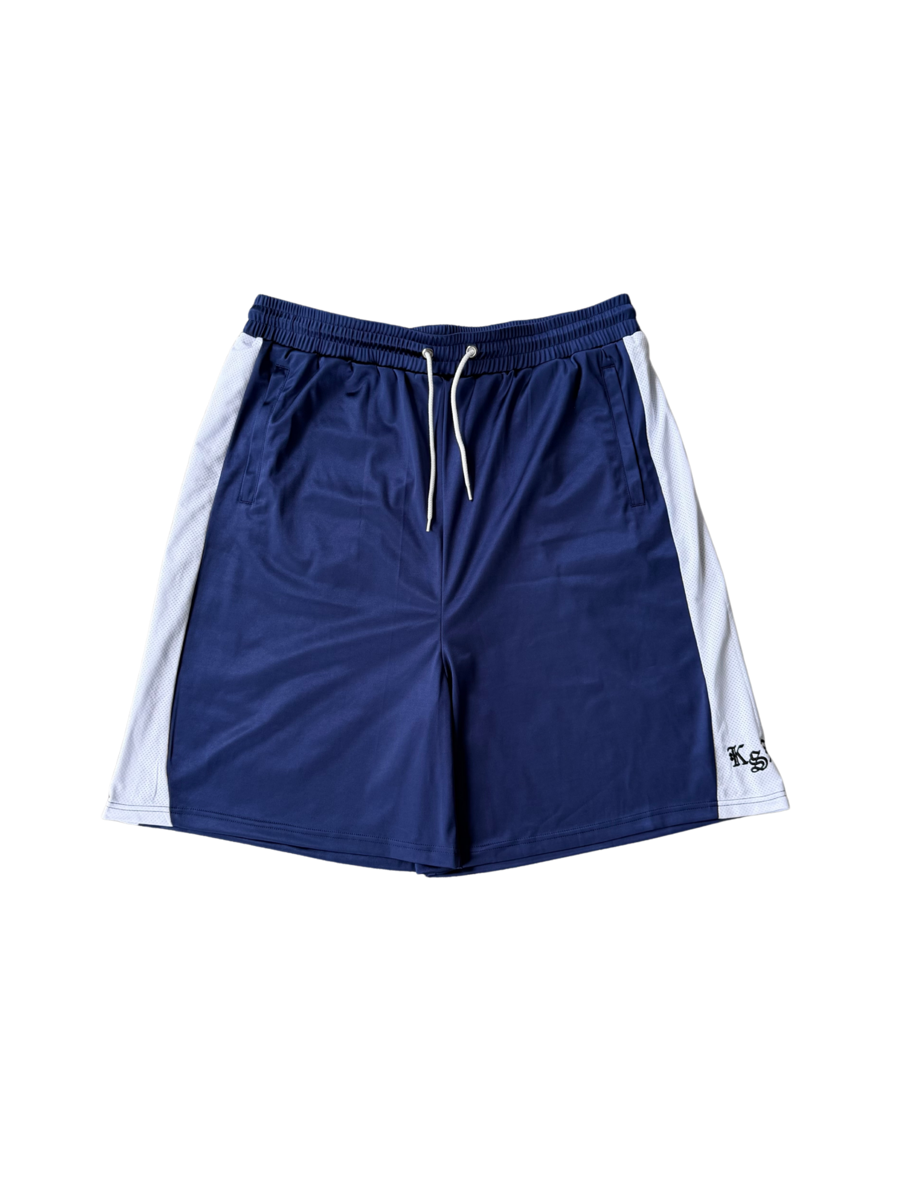 NAVY MESH SHORTS