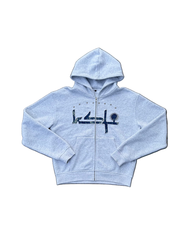 ORIENTAL ZIPPER GREY