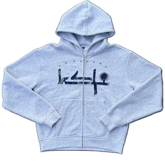 ORIENTAL ZIPPER GREY