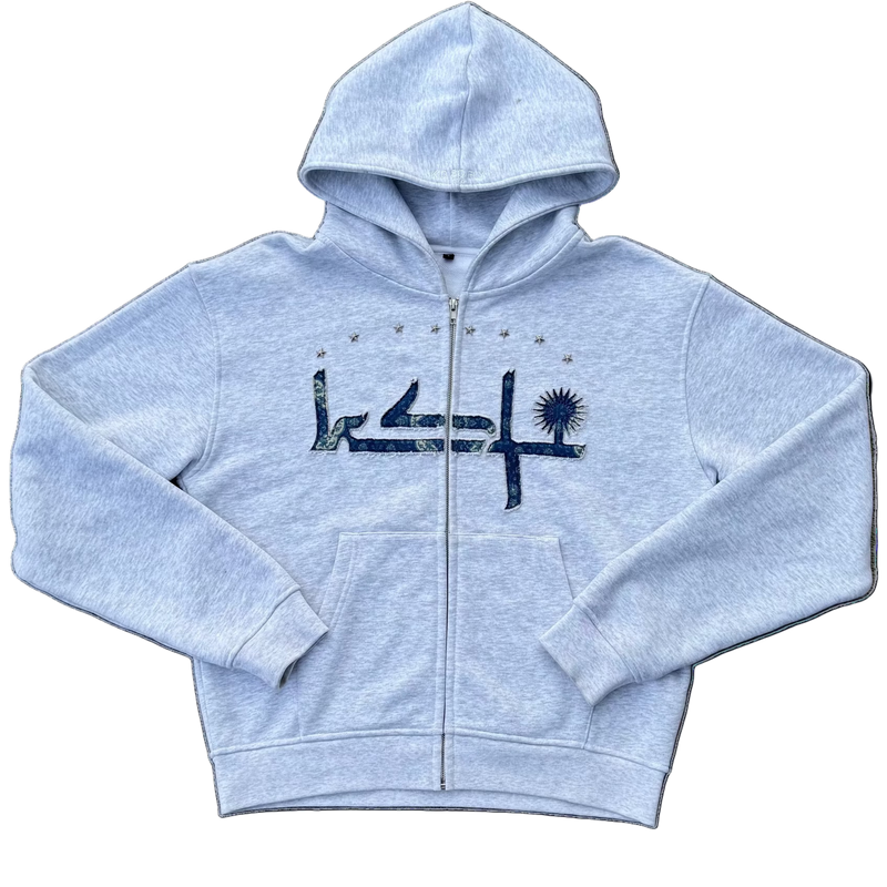 ORIENTAL ZIPPER GREY