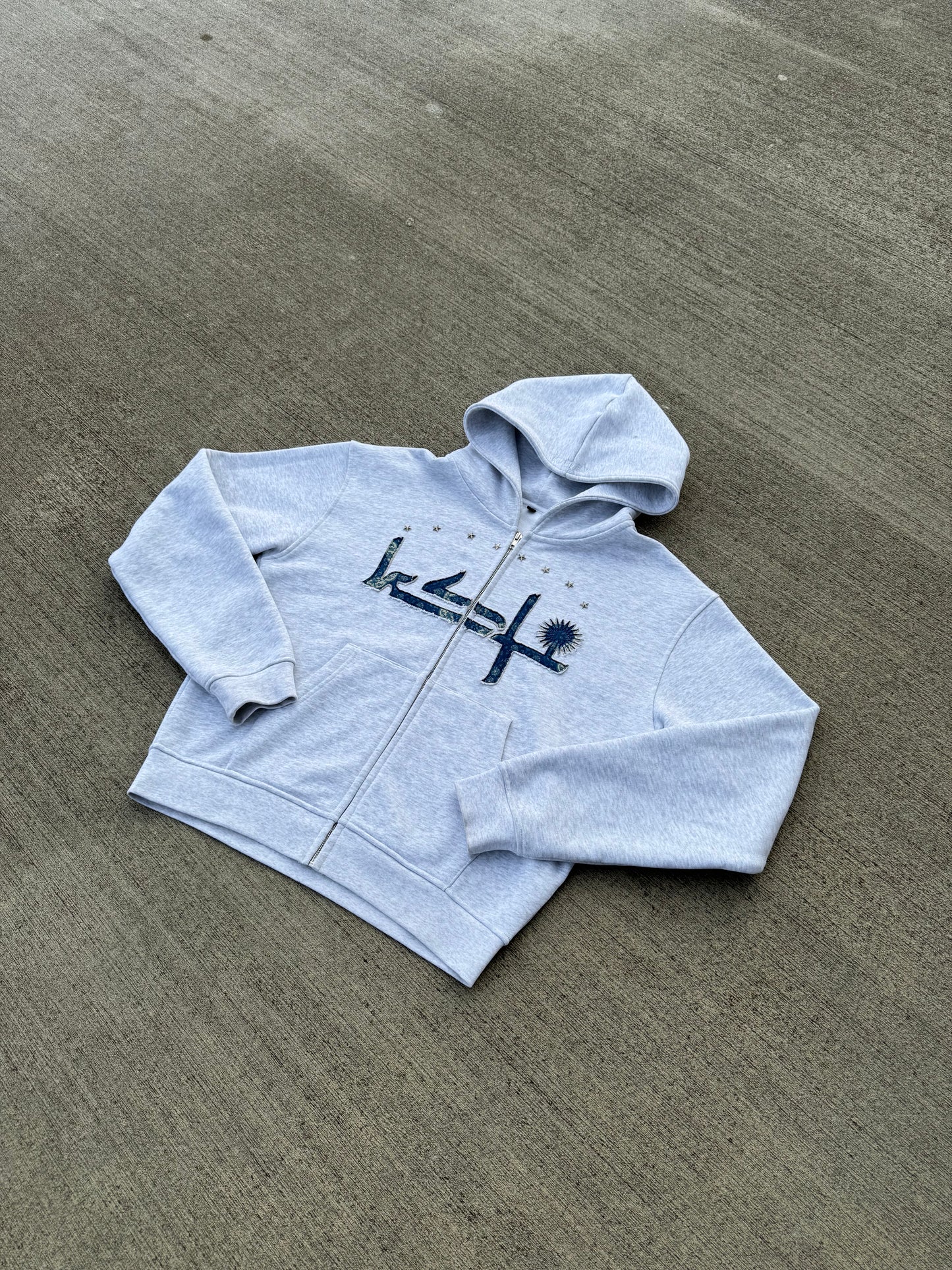 ORIENTAL ZIPPER GREY