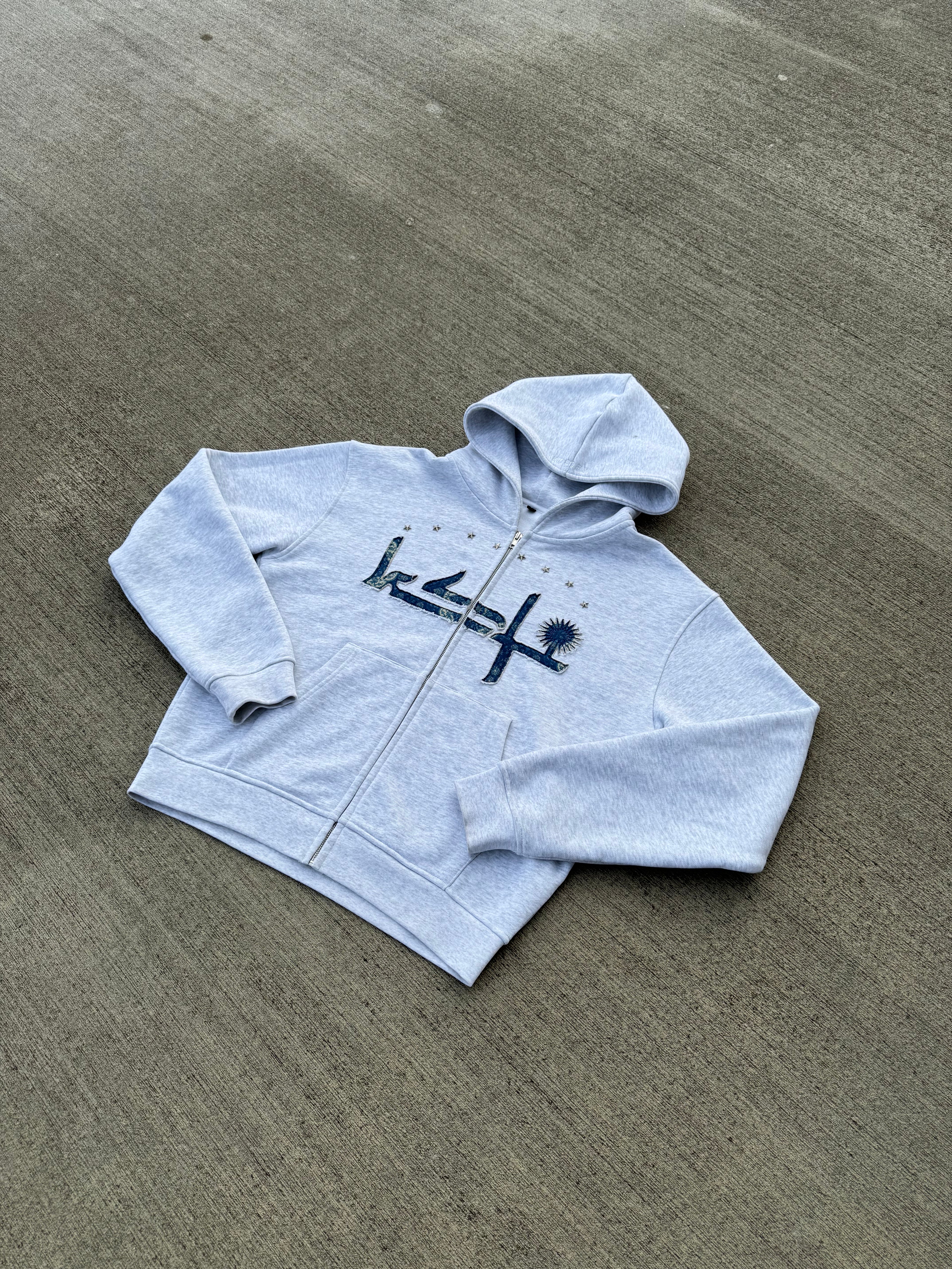 ORIENTAL ZIPPER GREY