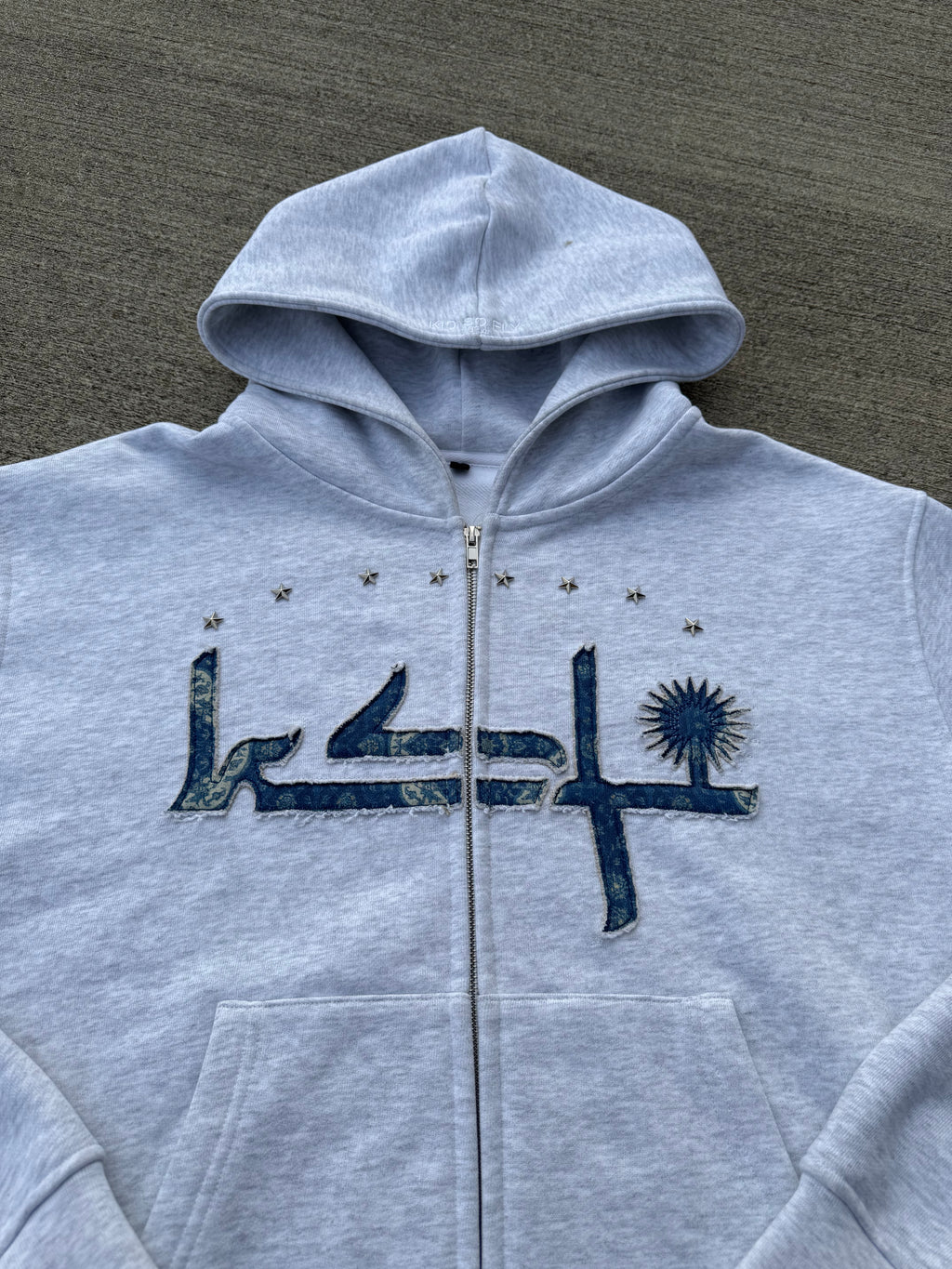 ORIENTAL ZIPPER GREY
