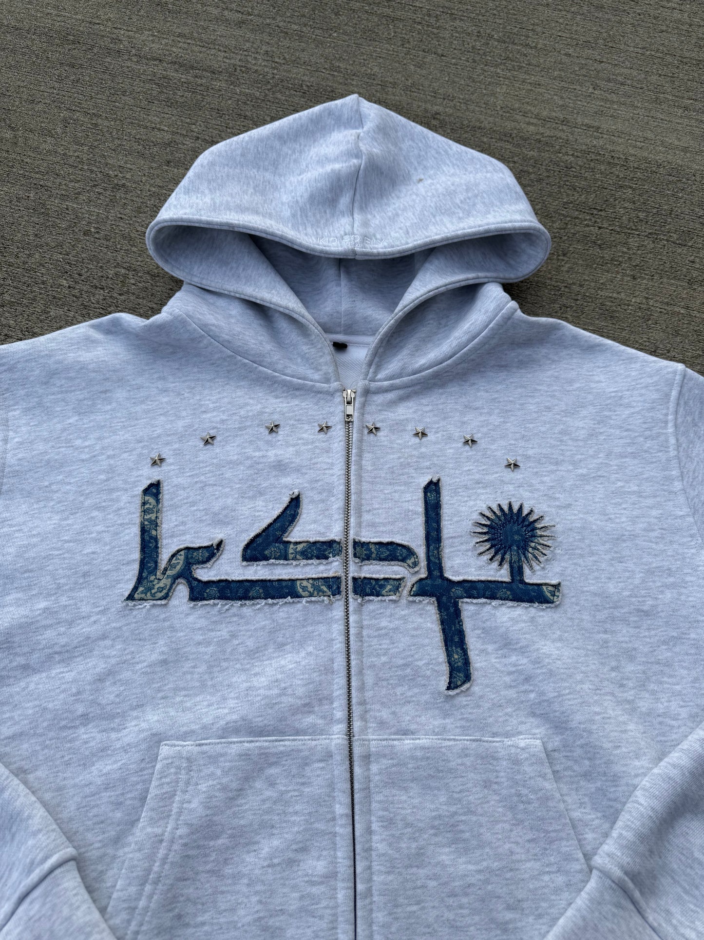 ORIENTAL ZIPPER GREY