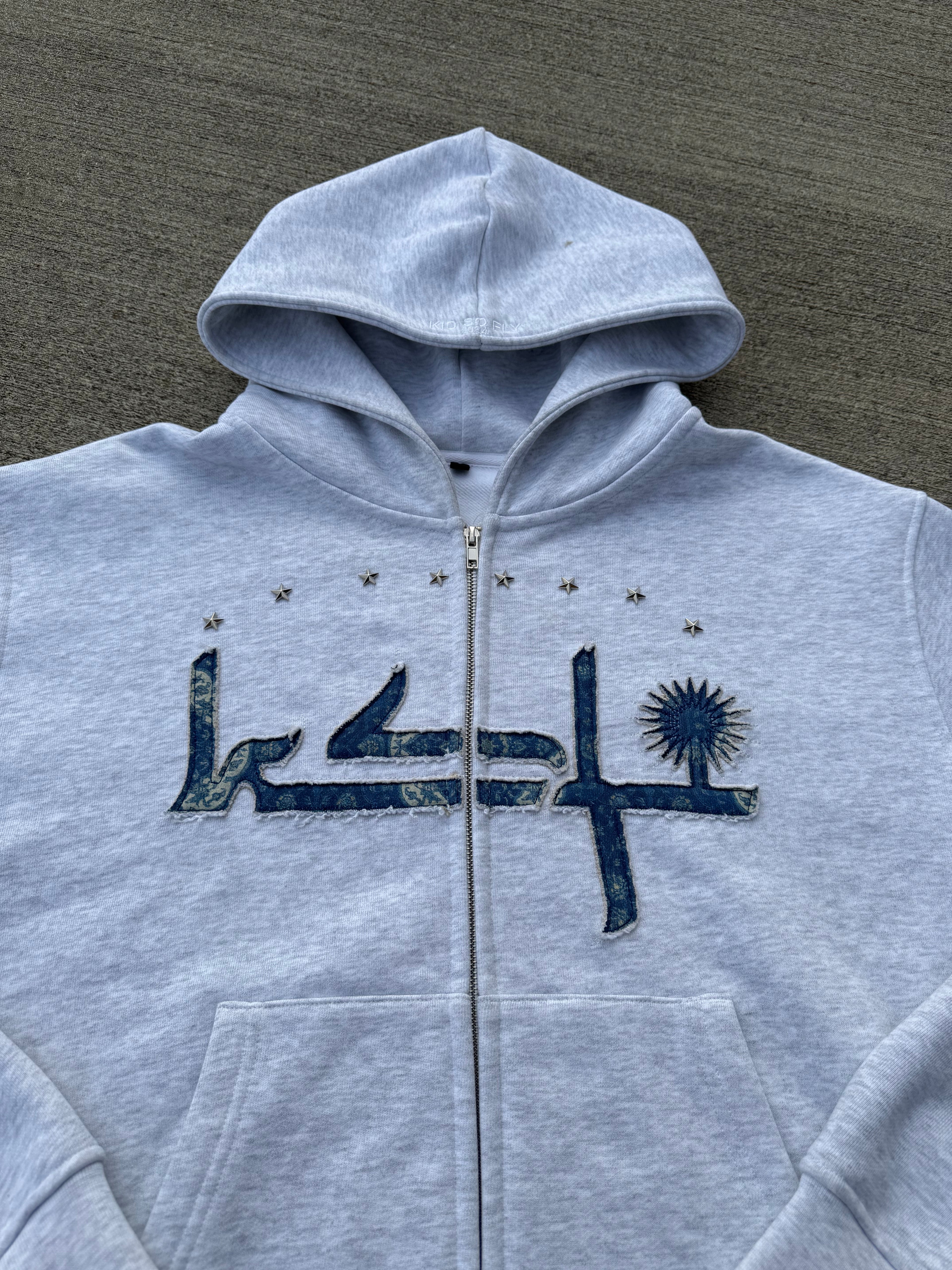ORIENTAL ZIPPER GREY