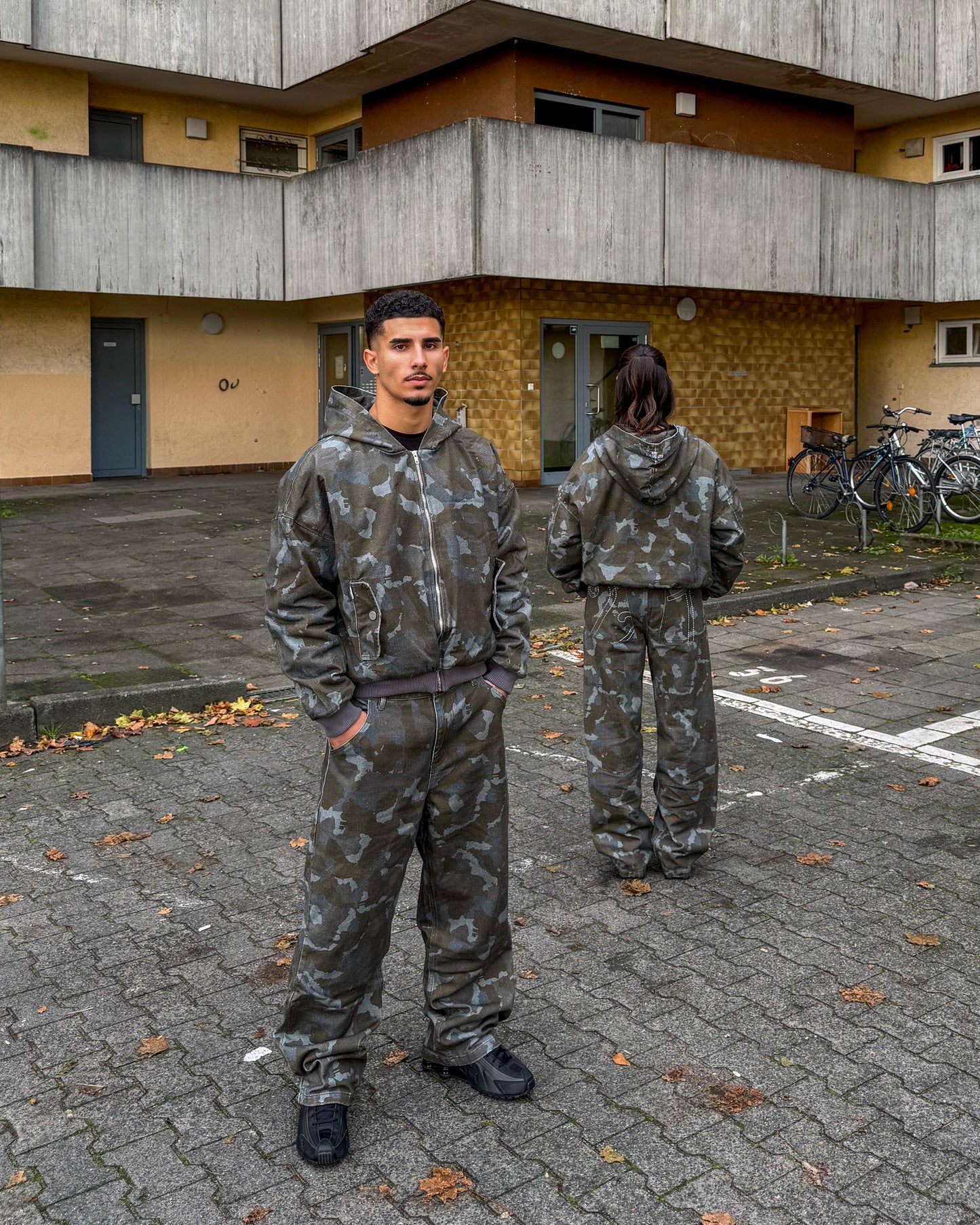 FADED CAMO DENIM JACKET