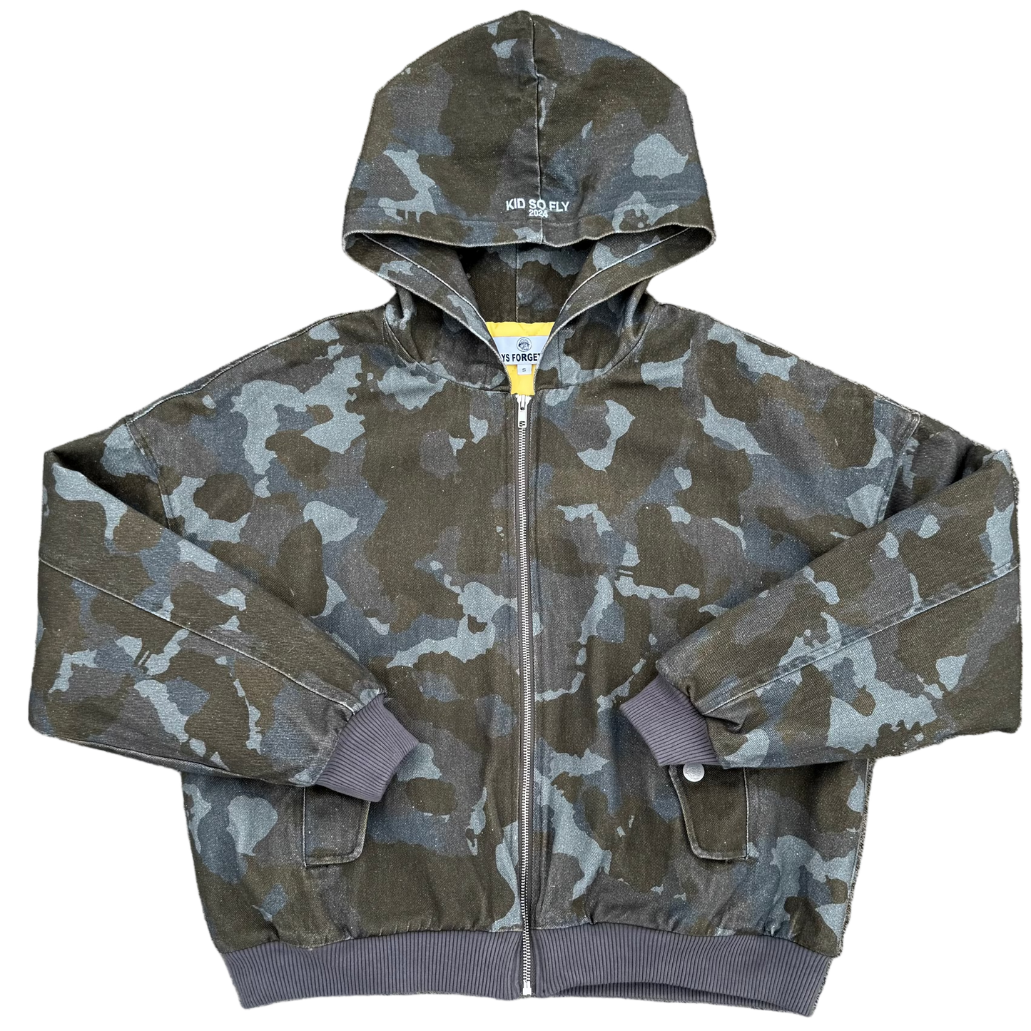 FADED CAMO DENIM JACKET