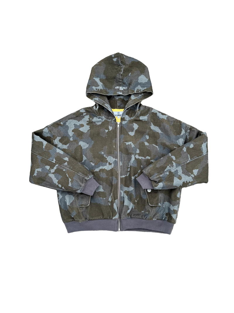 FADED CAMO DENIM JACKET