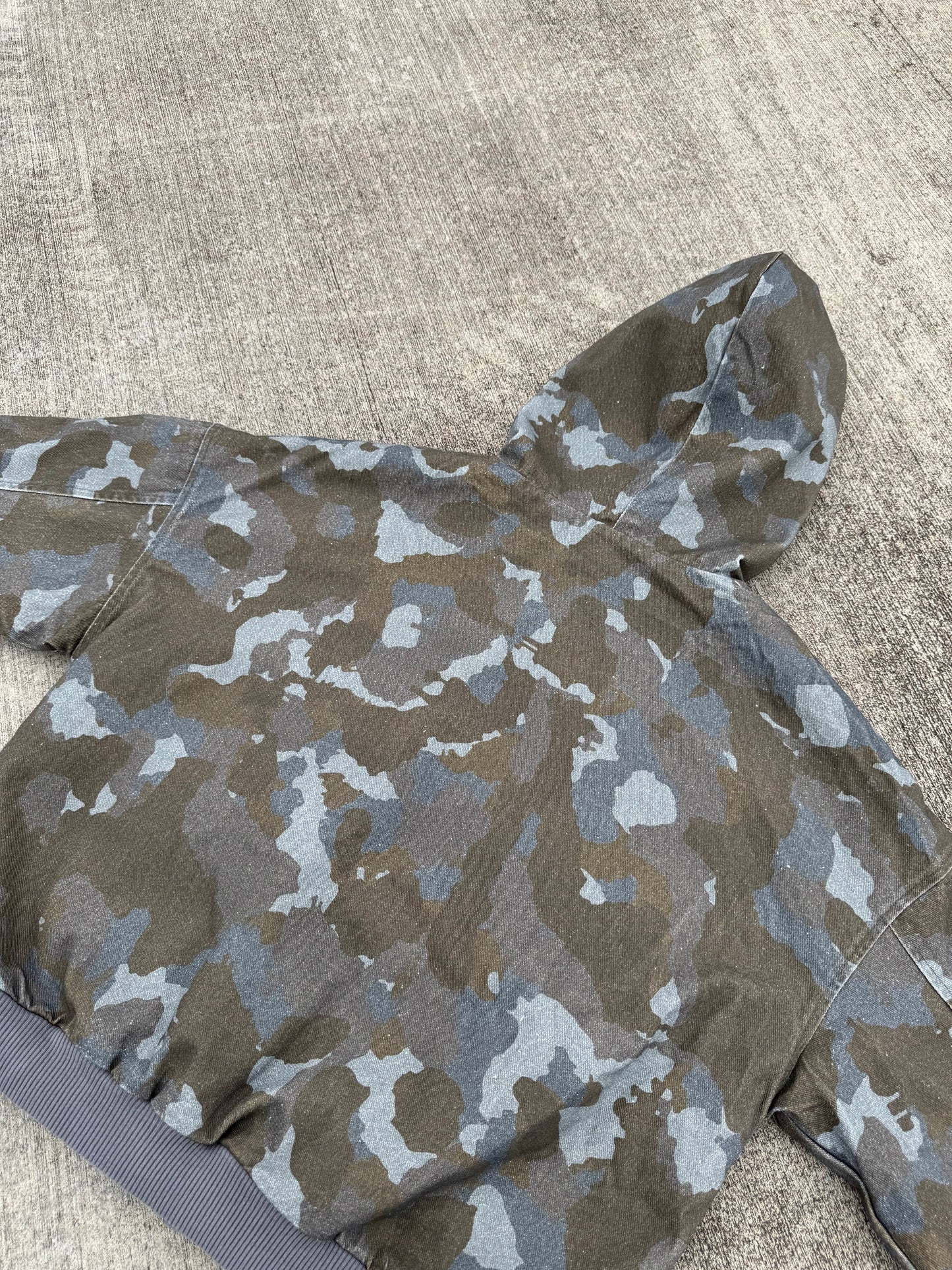 FADED CAMO DENIM JACKET