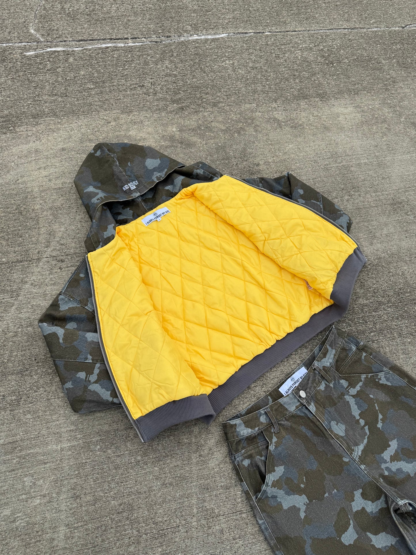 FADED CAMO DENIM JACKET